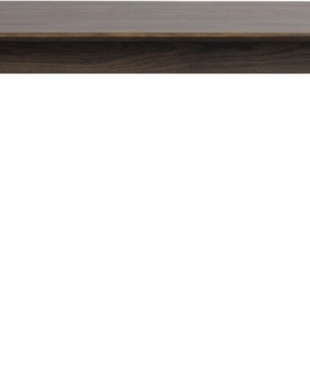 Spisebord Rowico Yumi 190x90 Cm Lakeret Mdf Med Egetræsfinér Og Massiv Eg Brun Med   Tillægsplader