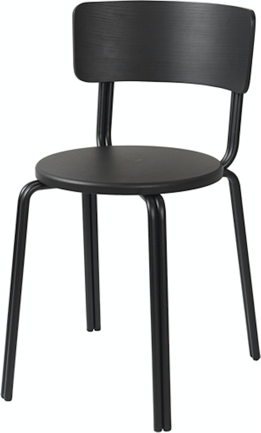 Spisebordsstol Broste Copenhagen Oda Askefiner Træ Sort