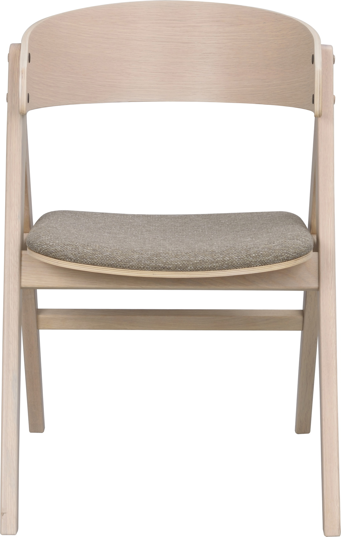 Spisebordsstol Med Armlæn Rowico Waterton Hvidvasket Egetræ Brun Polypropylenstof Fsc  -pak H80ã B55ã D61 Cm