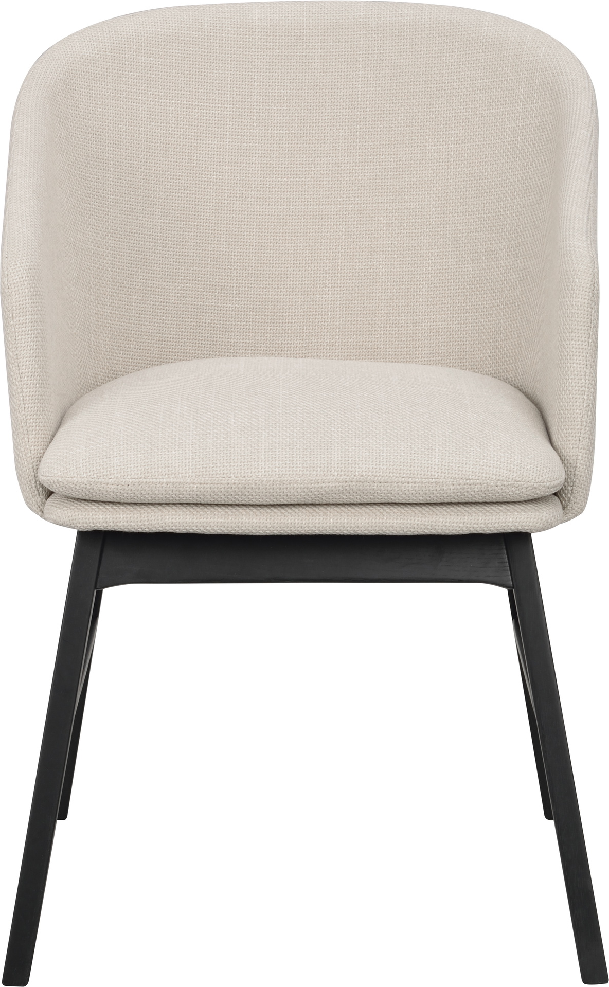 Spisebordsstol Med Armlæn Rowico Windham Beige Sort Fsc Egetræ Polstret Sæde H80xb57xd62 Cm