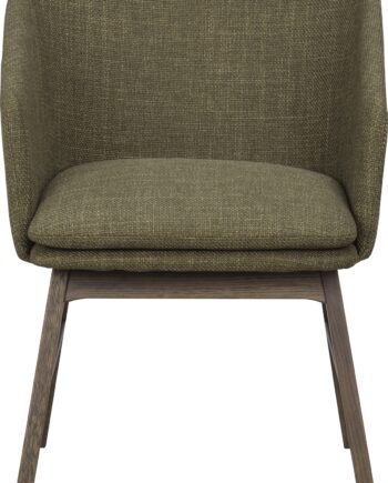 Spisebordsstol Med Armlæn Rowico Windham  -pak Polstret Grøn Polyester Fsc-certificeret Egetræ