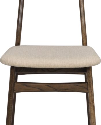 Spisebordsstol Rowico Rodham Fsc 100  Massiv Lakeret Eg Med Beige Polyester  H82ã B44ã D51 Cm   -pak