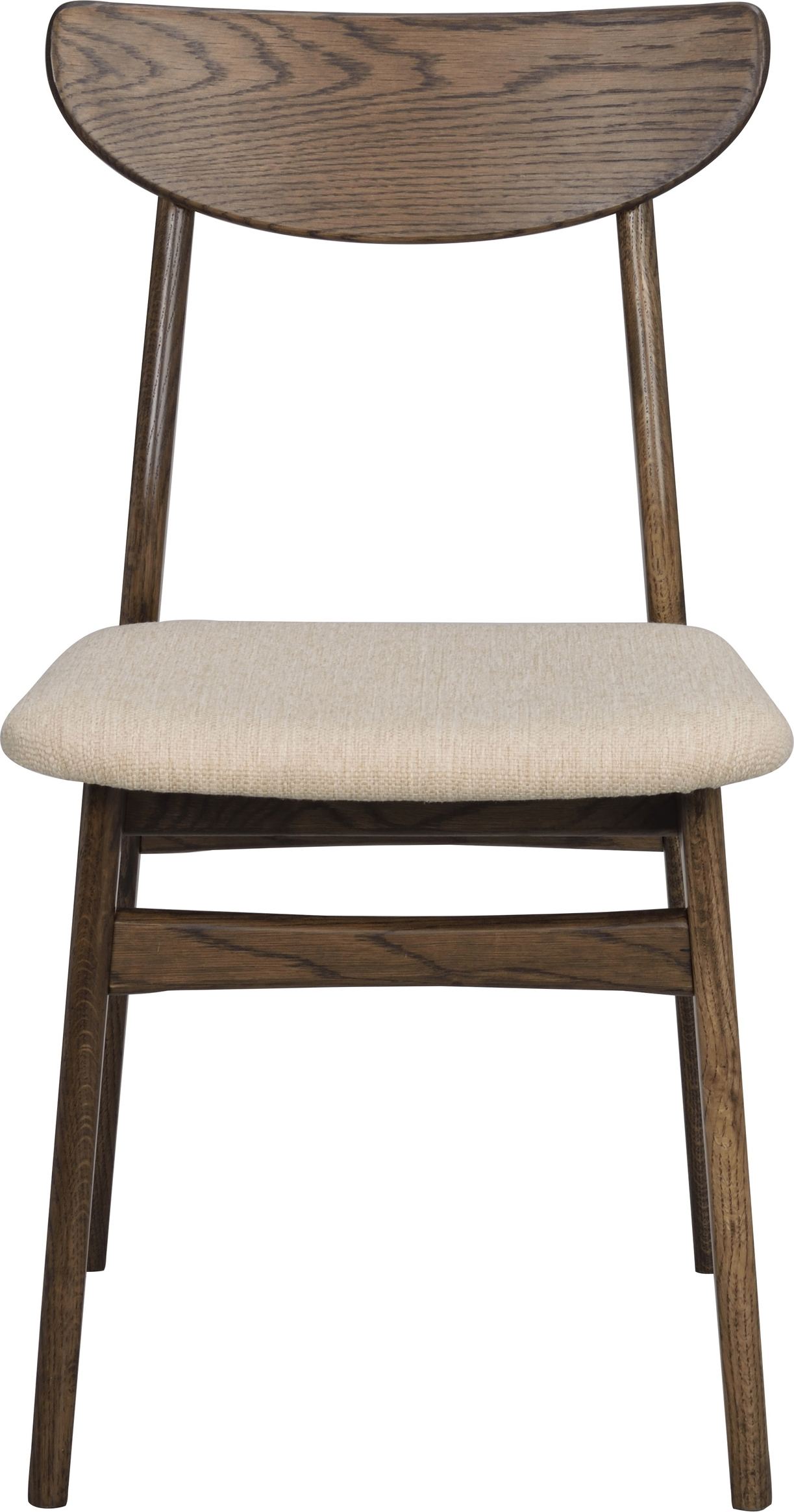 Spisebordsstol Rowico Rodham Fsc 100  Massiv Lakeret Eg Med Beige Polyester  H82ã B44ã D51 Cm   -pak