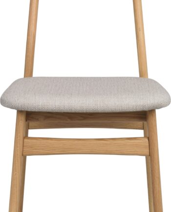 Spisebordsstol Rowico Rodham  -pak   Lakeret Eg Med Gråbeige Polypropylen H82xb44xd51 Cm Fsc 100