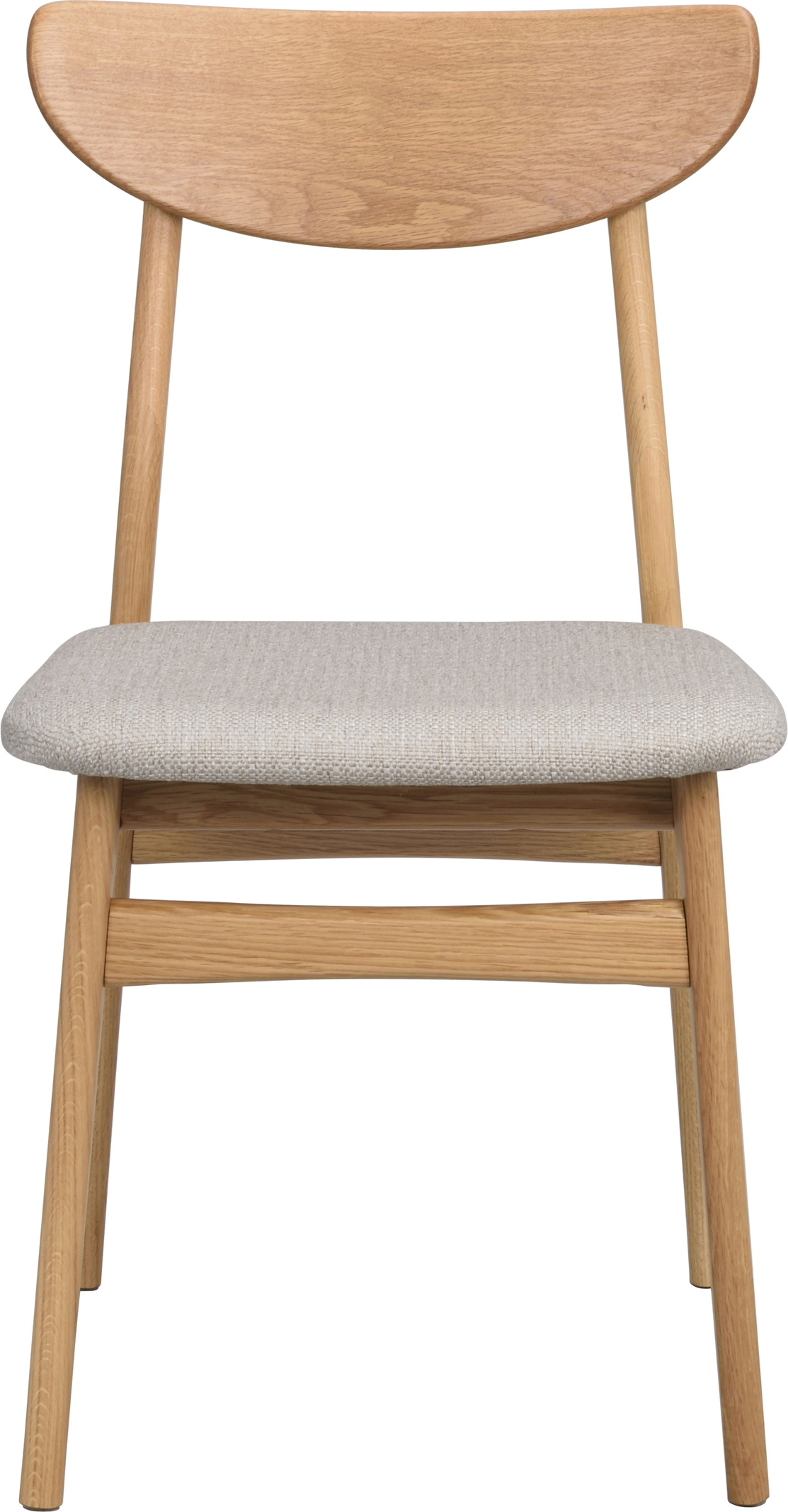 Spisebordsstol Rowico Rodham  -pak   Lakeret Eg Med Gråbeige Polypropylen H82xb44xd51 Cm Fsc 100
