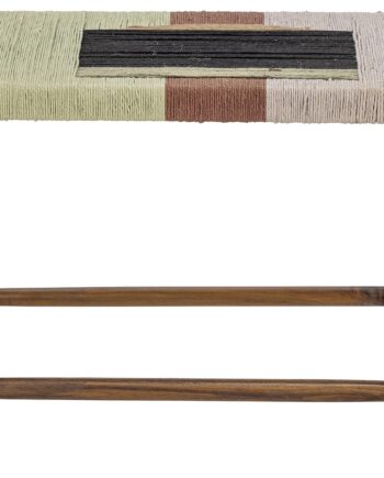 Taburet Skammel Bloomingville Verde   Mangotræ Og Jute Jordnær Brun