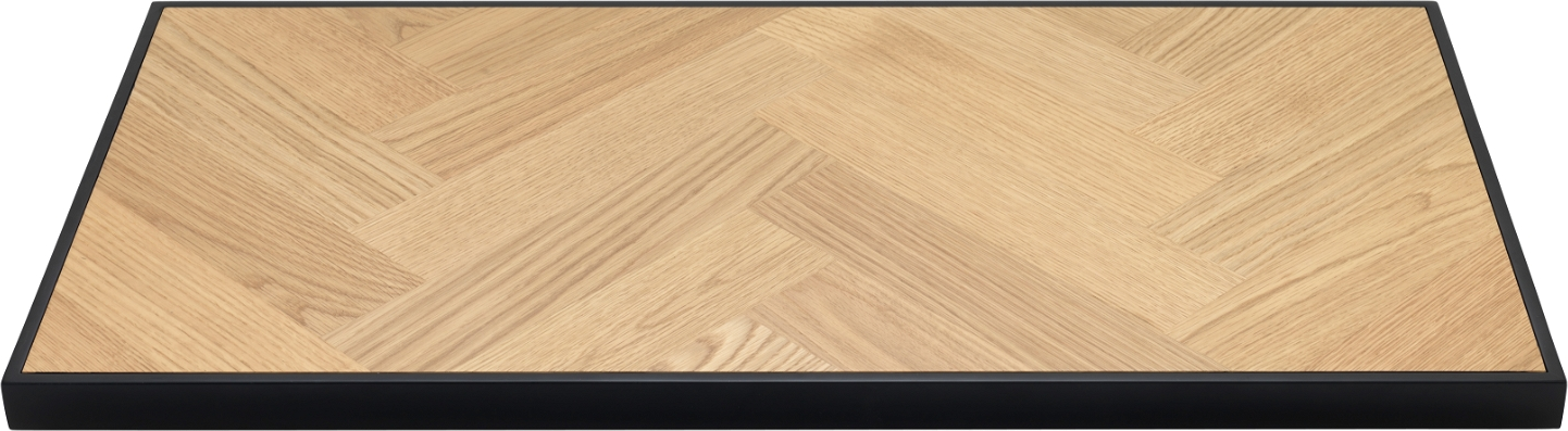 Tillægsplade Ekstra Bordplade Nordique Design Calvi Egetræ Herringbone 45ã 90 Cm