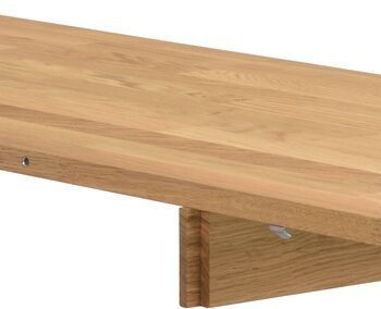 Tillægsplade Rowico Tyler   Olieret Massiv Eg 45ã 120 Cm Fsc-certificeret Udvidelsesplade Til Rundt Spisebord