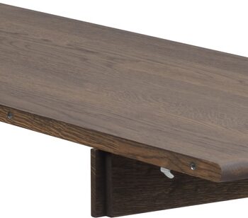 Tillægsplade Til Spisebord Rowico Tyler 40 Cm Massiv Eg Brunpigmenteret Olie Fsc-certificeret