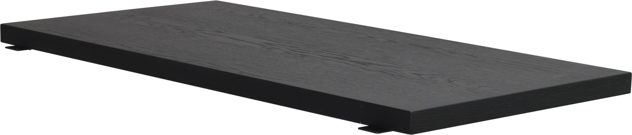 Tillægsplade Udvidelsesplade Rowico Winnipeg 100ã 50 Cm Sort Lakeret Egetræ