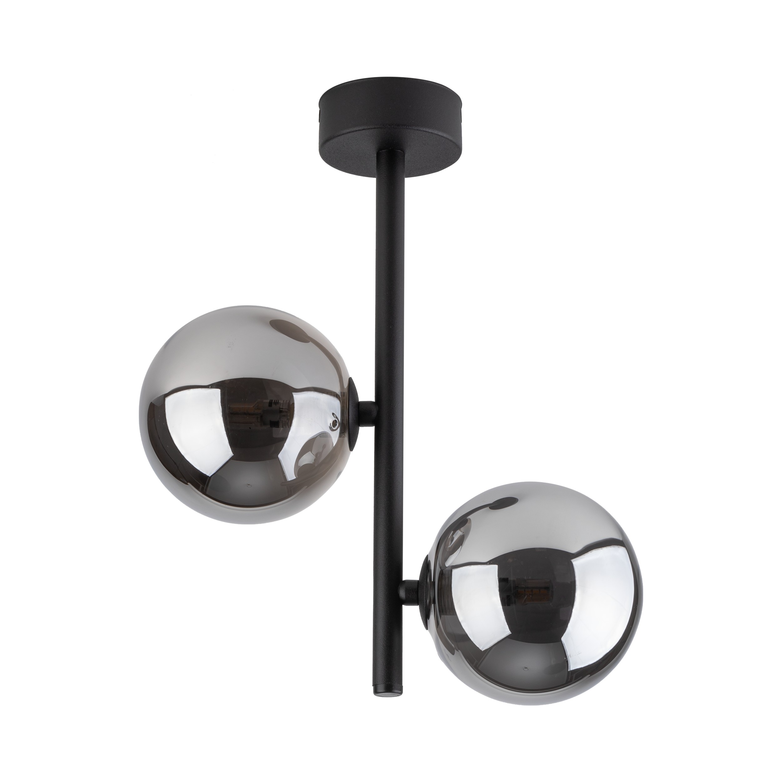 Tk Ester Loftlampe       Skærme Sort Glas Og Metal