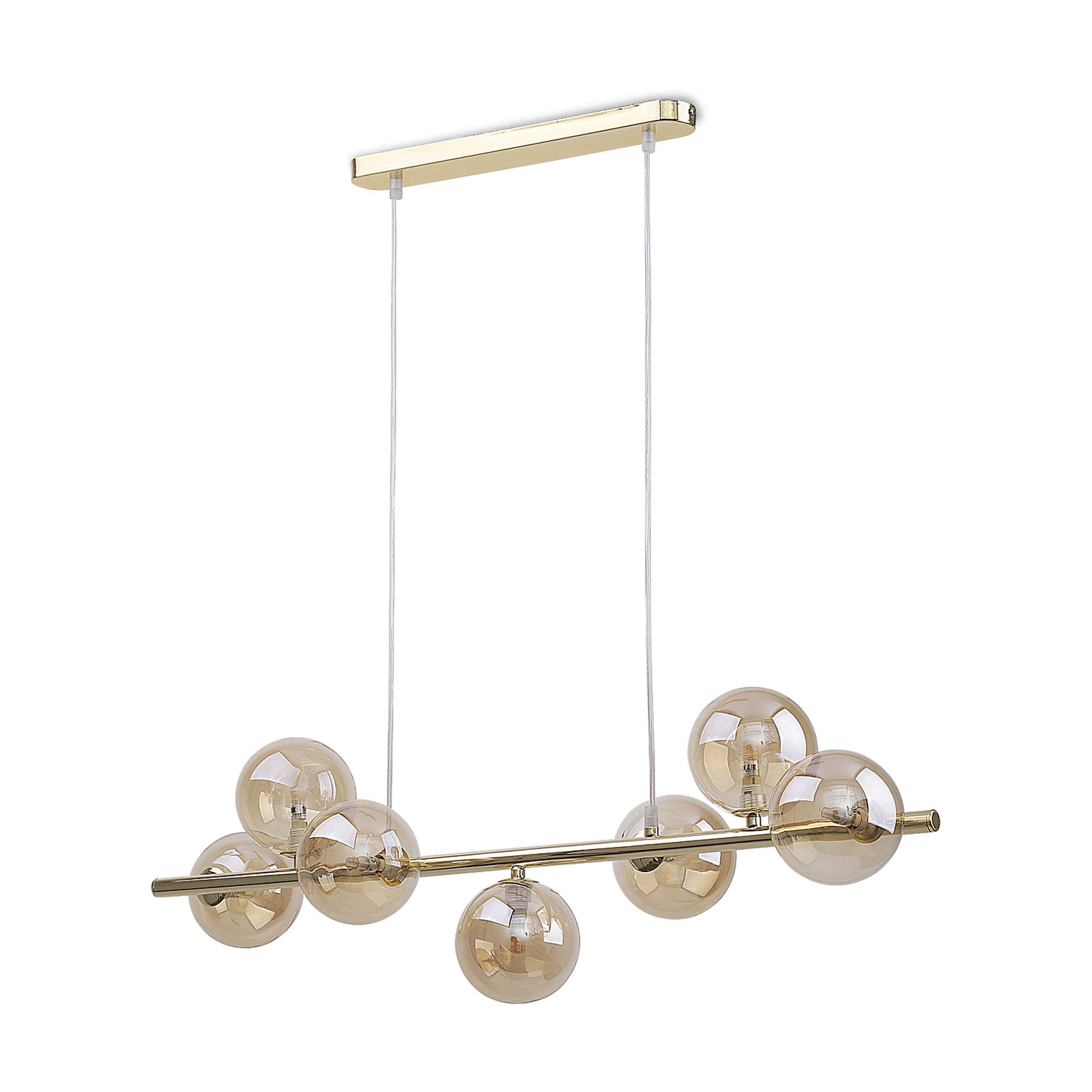 Tk Estera Loftlampe       Skærme Guld Glas Og Metal