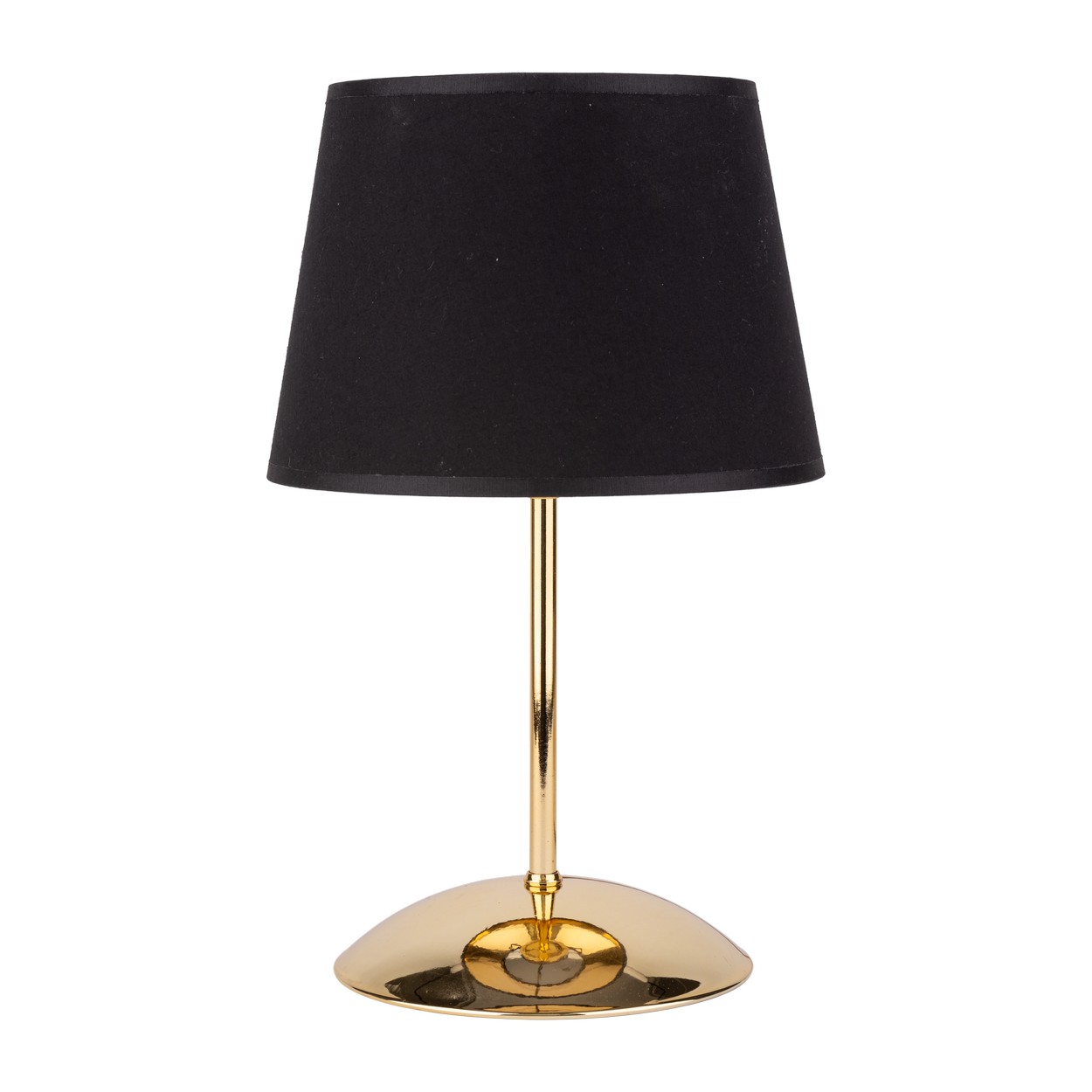 Tk Glory Bordlampe Sort Stof Og Guld Metal