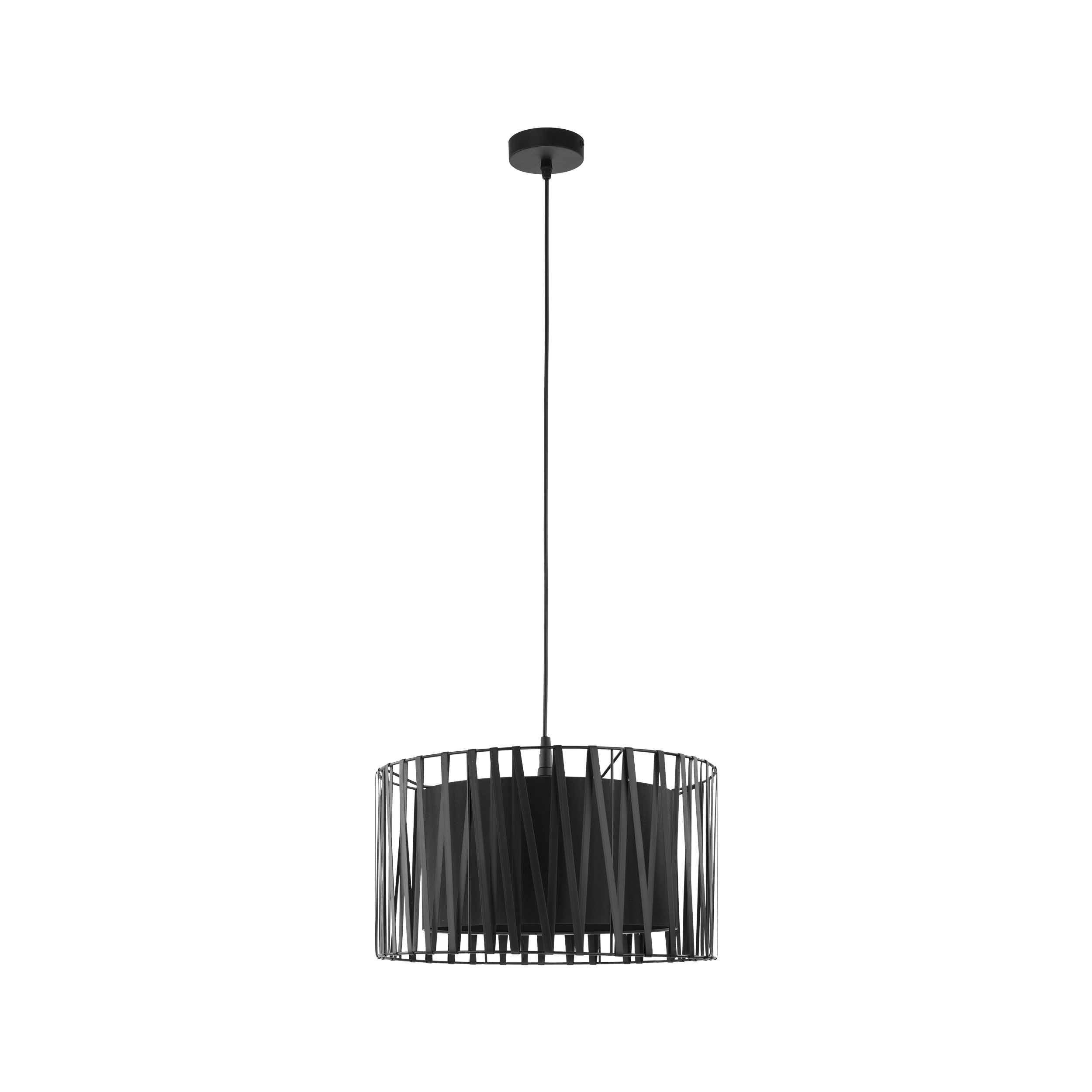 Tk Harmony Loftlampe Sort Stof Og Metal
