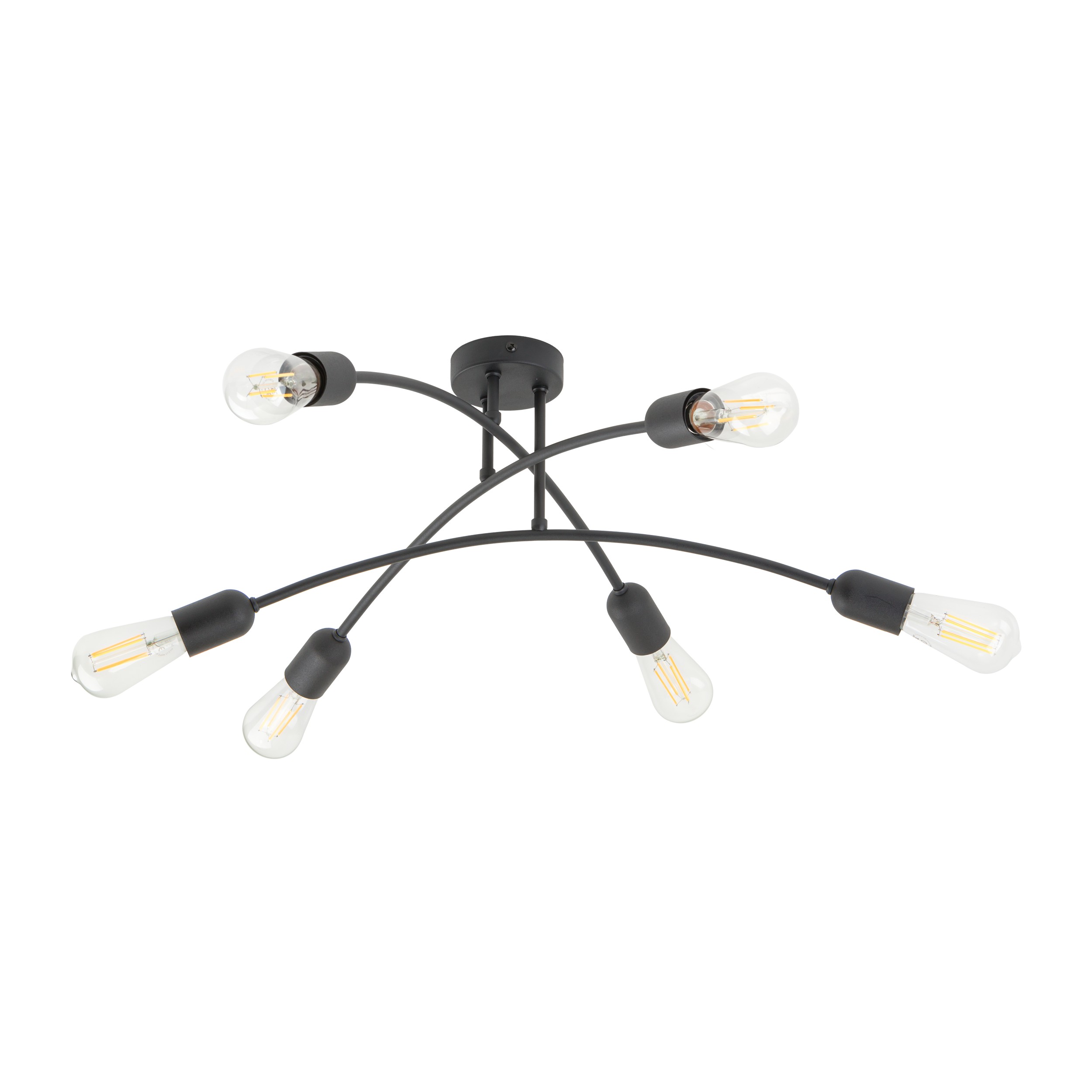 Tk Helix Loftlampe Sort Metal