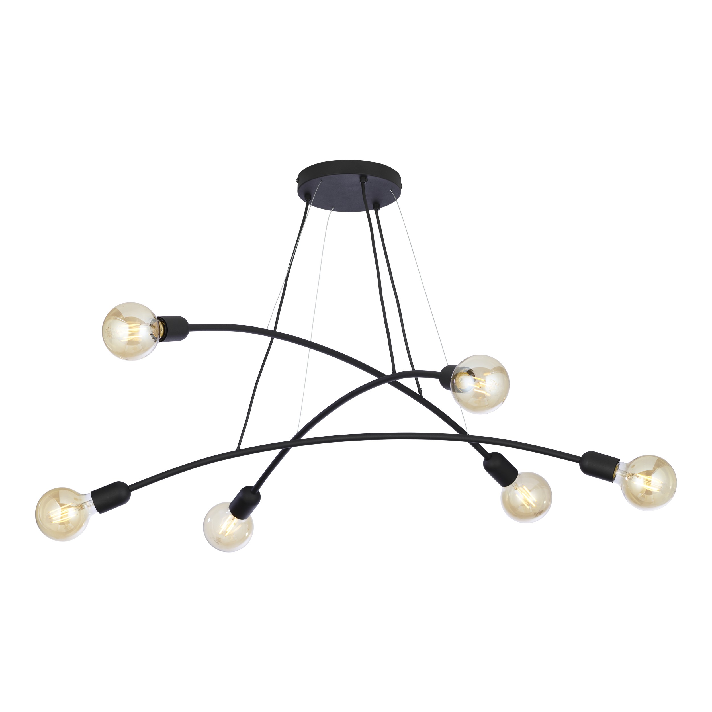 Tk Helix Loftlampe Sort Metal