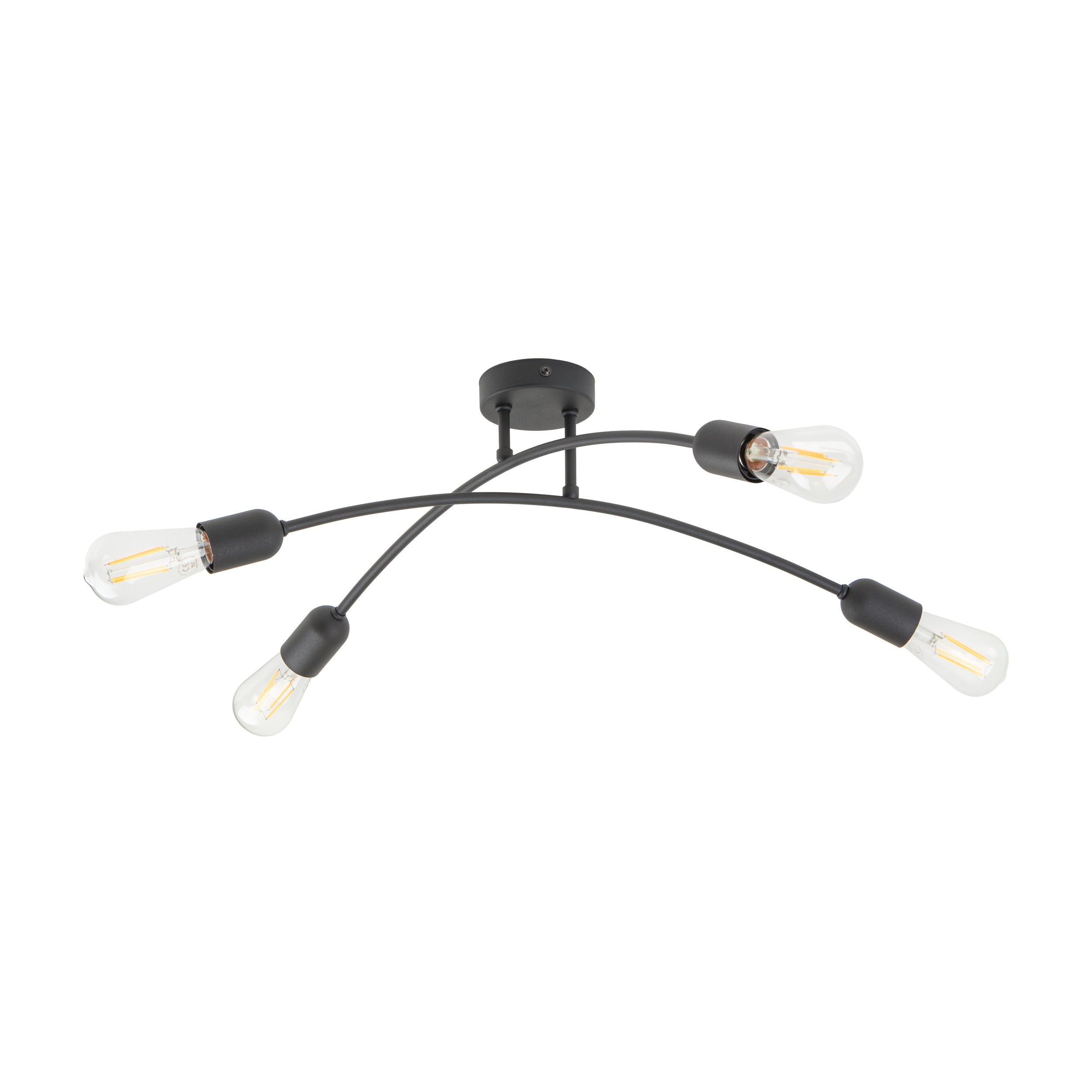 Tk Helix Loftlampe Sort Metal