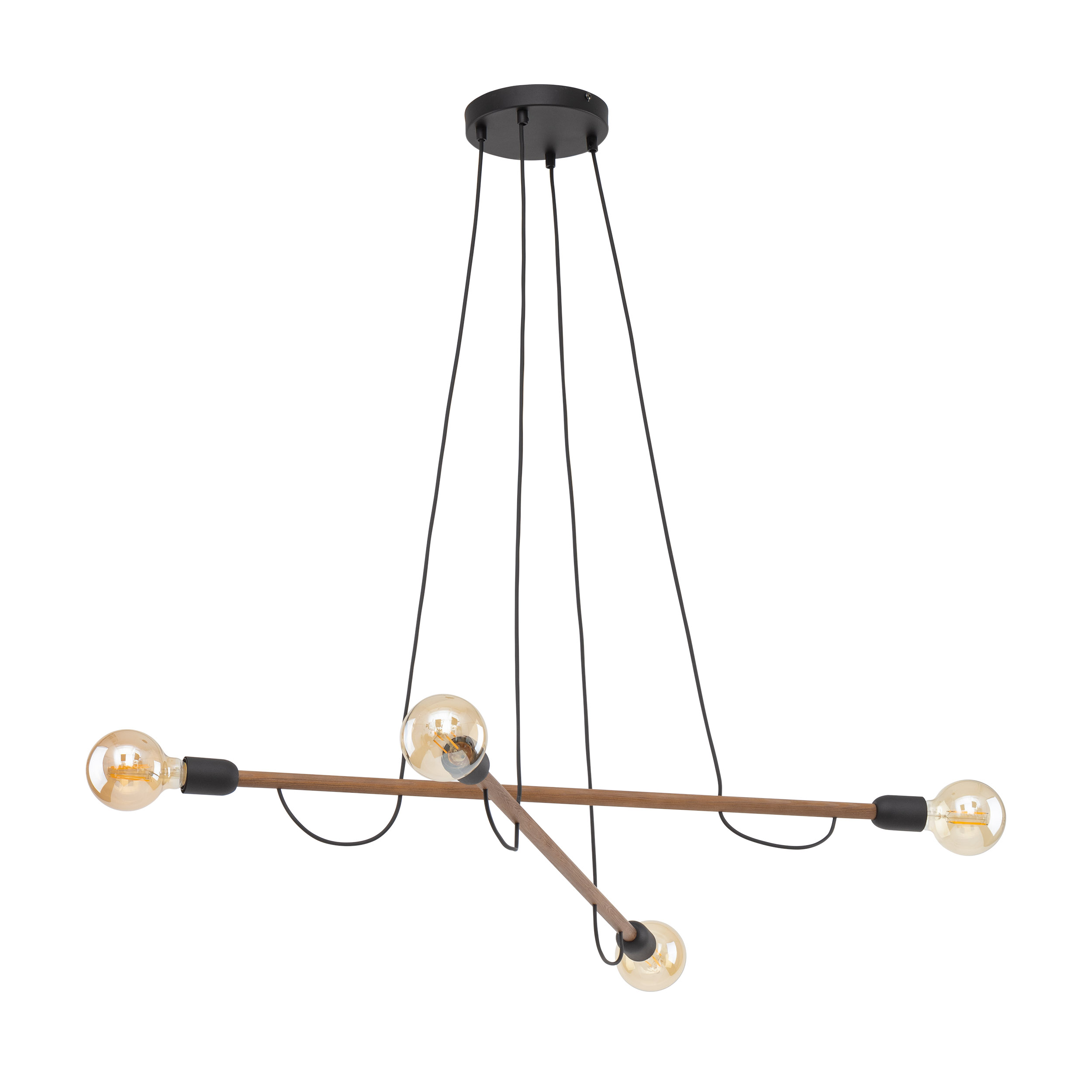 Tk Helix Loftlampe Valnøddefarvet Træ