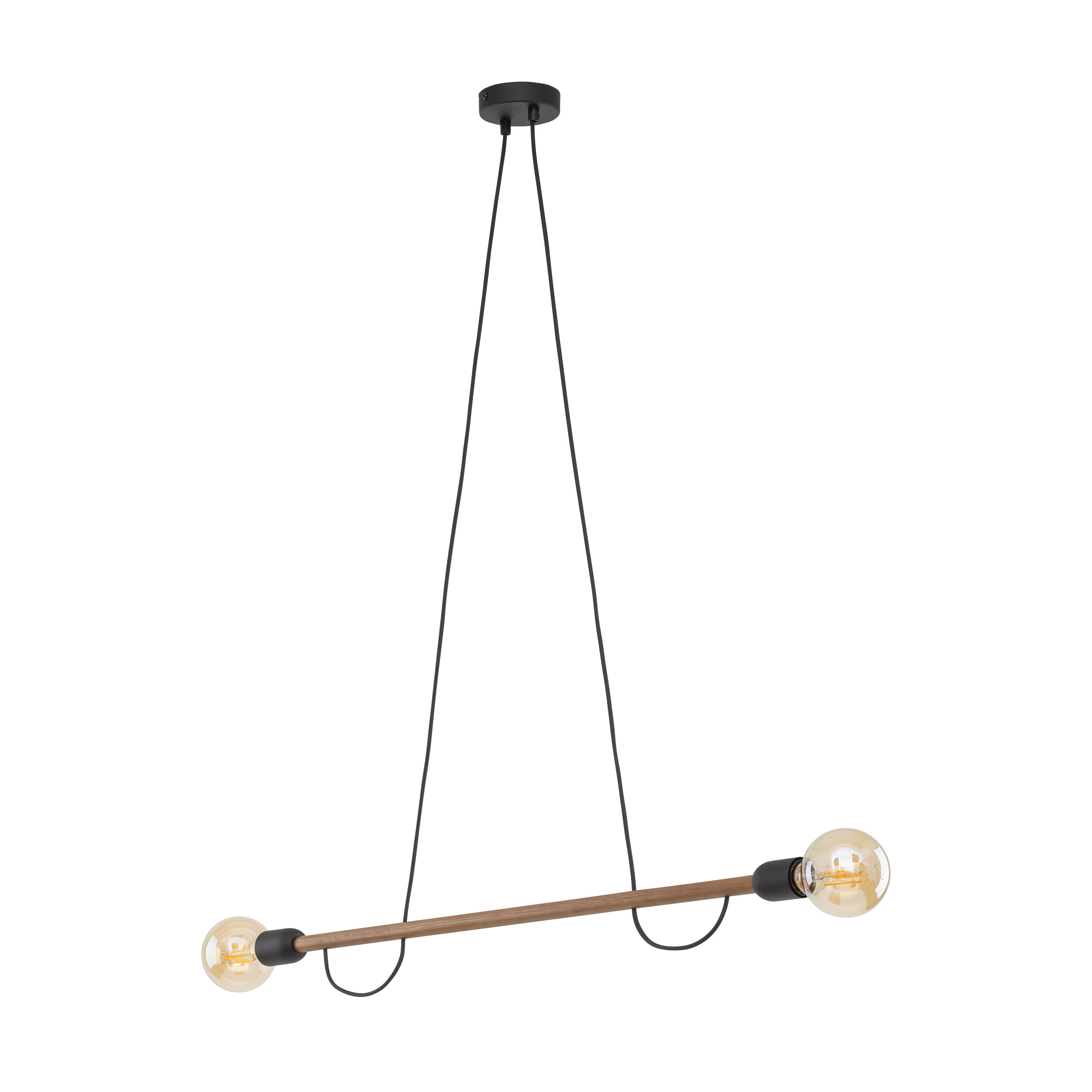 Tk Helix Loftlampe Valnøddefarvet Træ