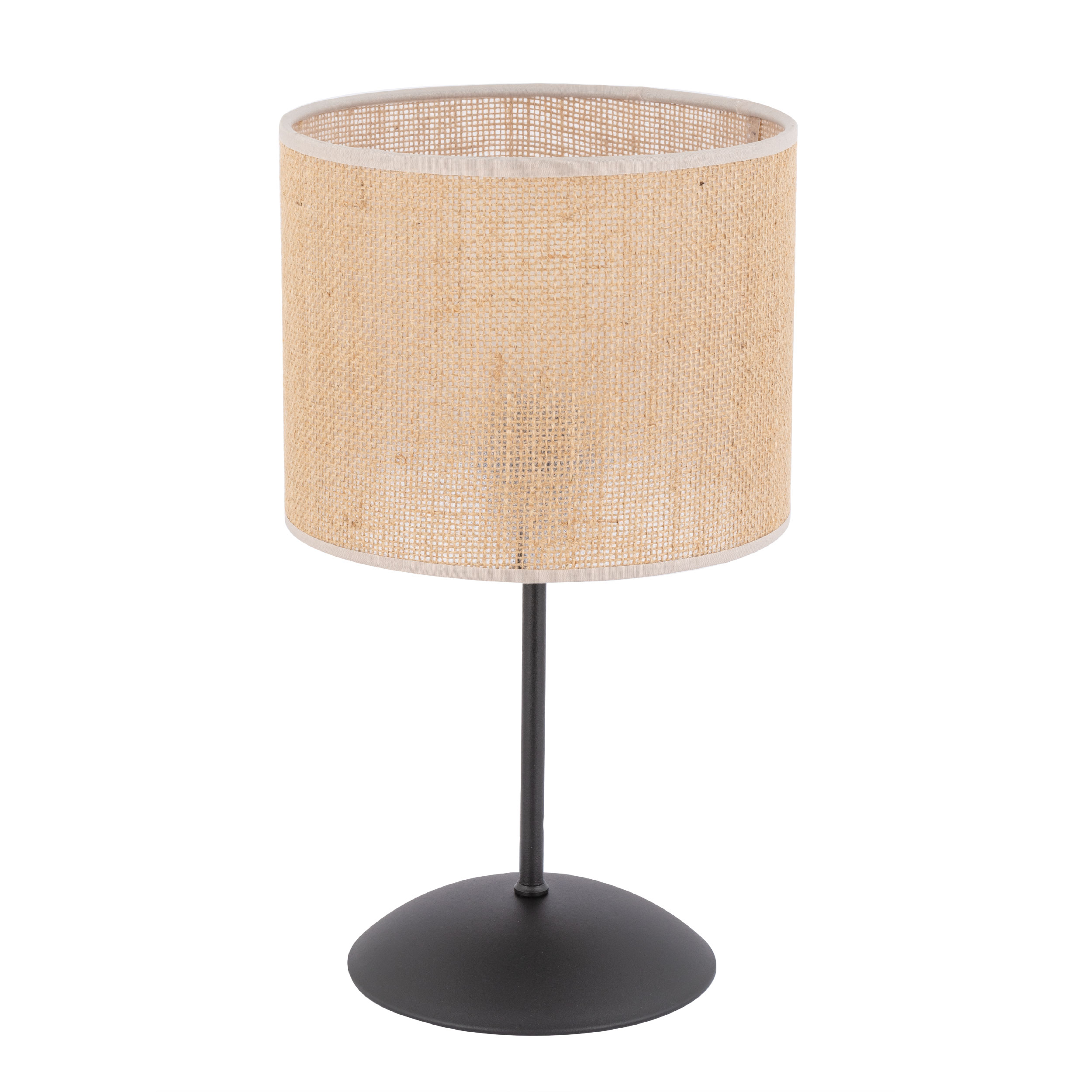 Tk Jute Bordlampe Natur Jute Og Sort Metal