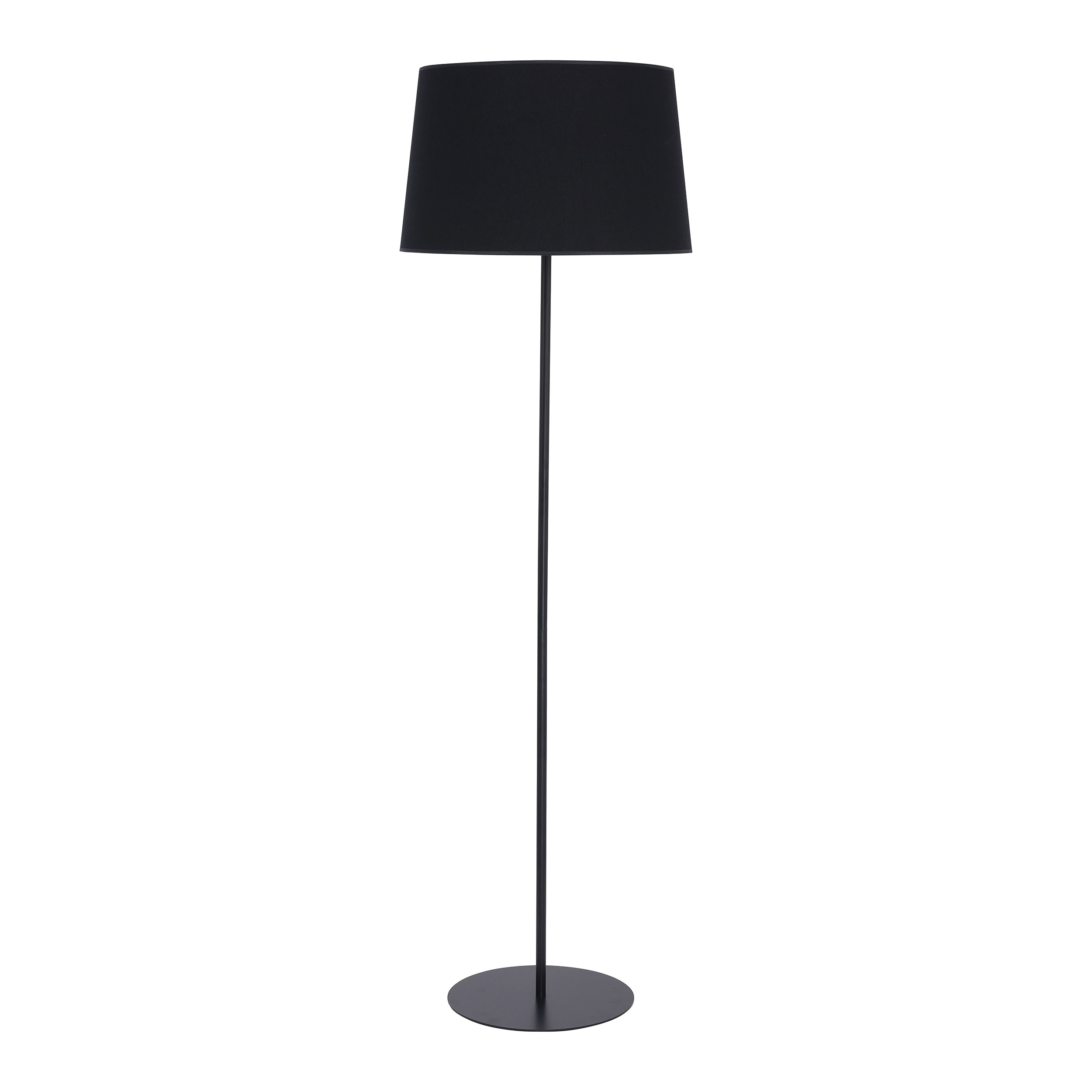 Tk Maja Gulvlampe Sort Stof Og Sort Metal