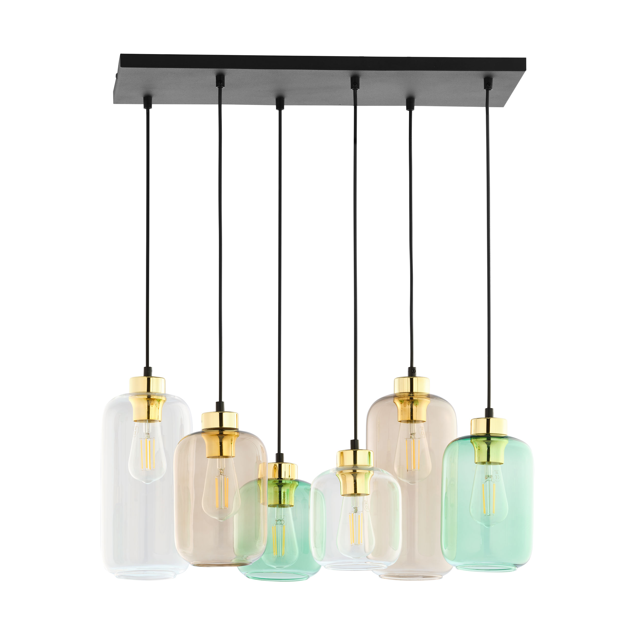 Tk Marco Loftlampe       Skærme Multifarvet Glas