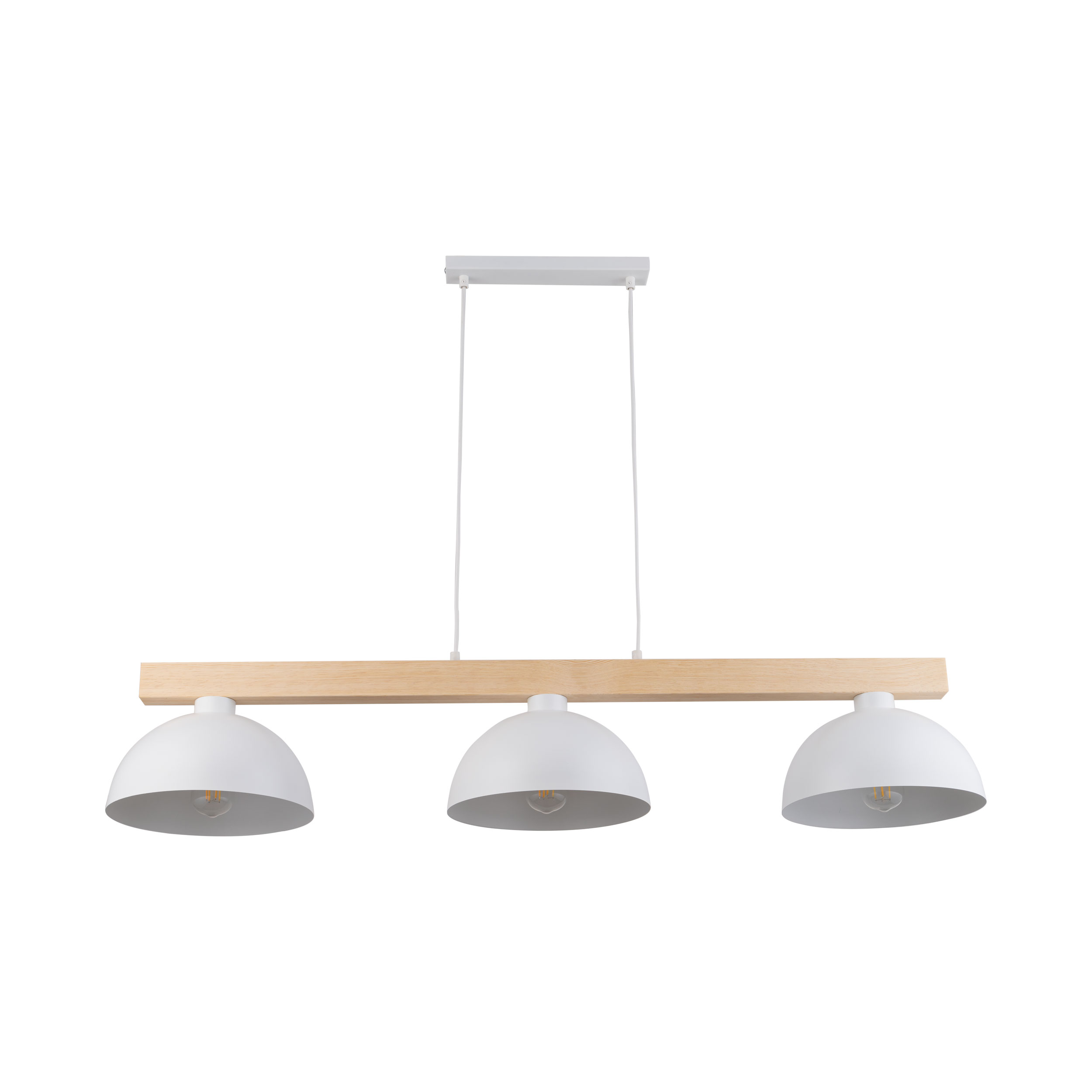 Tk Oslo Loftlampe       Skærme Hvid Metal Og Træ
