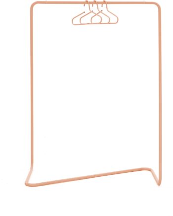 Tøjstativ Garderobestativ Spinder Design Hang-on Stål Lerjord H160ã B118ã D57 Cm