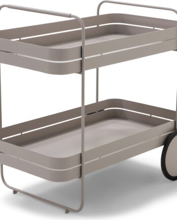 Trolley Spinder Design Gin   Trolley Stål Taupe 69ã 42ã 74 Cm