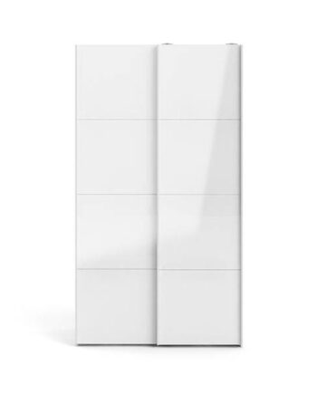 Tvilum Firenze Garderobeskab Hvid Højglans 122 Cm   : Erling Christensen Møbler