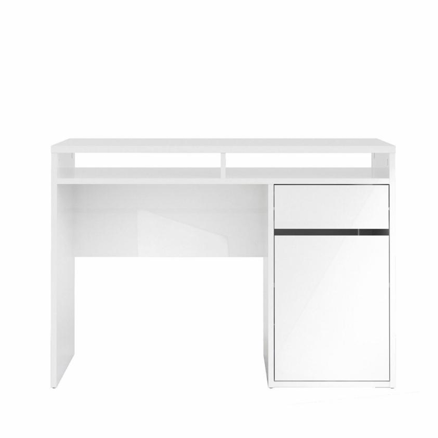 Tvilum Function Plus Skrivebord       Låge    Rum Og   Skuffe Hvid Folie Og Plast  110 2x48