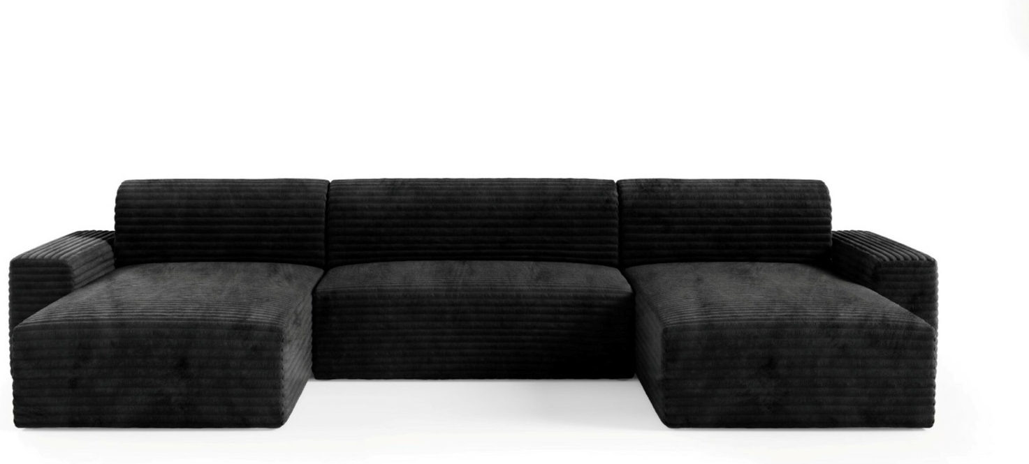 -sofa Maison Vellé Calira Tilia 100 Stof Sovesofa 340x140 Cm Opbevaring H70ã 300ã 185 Cm