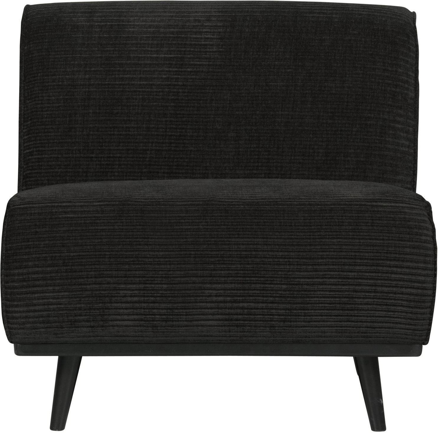 Udendørs -personers Modulsofa Loungestol Woood Statement Grafitgrå Ribstof H77xb79xd93 Cm