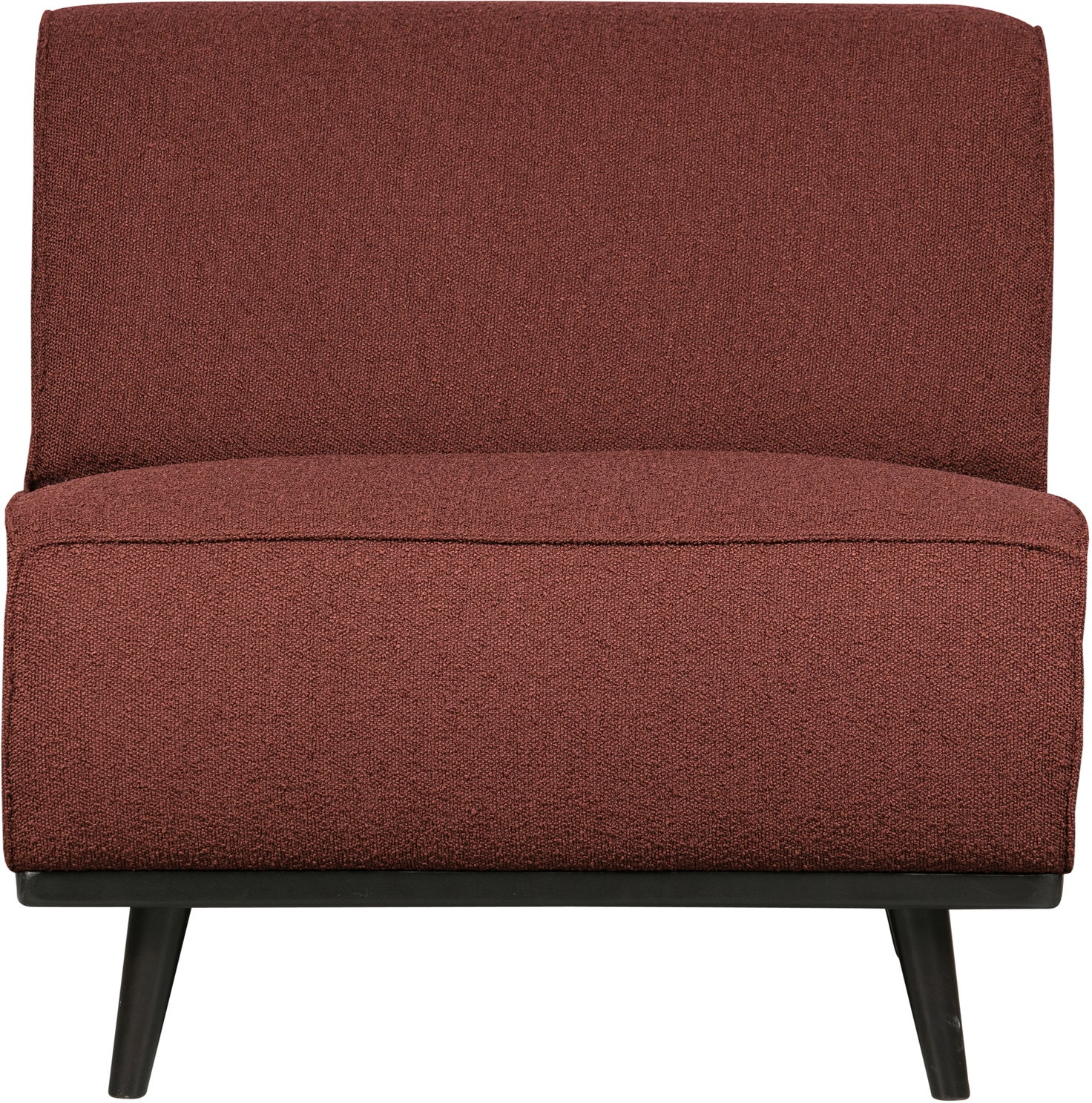 Udendørs -personers Modulsofa Woood Statement Kastanjebrun Bouclé