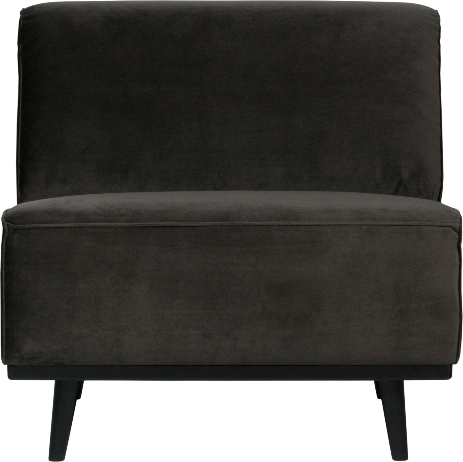 Udendørs -personers Modulsofa Woood Statement Velour Loungestol Varm Grøn