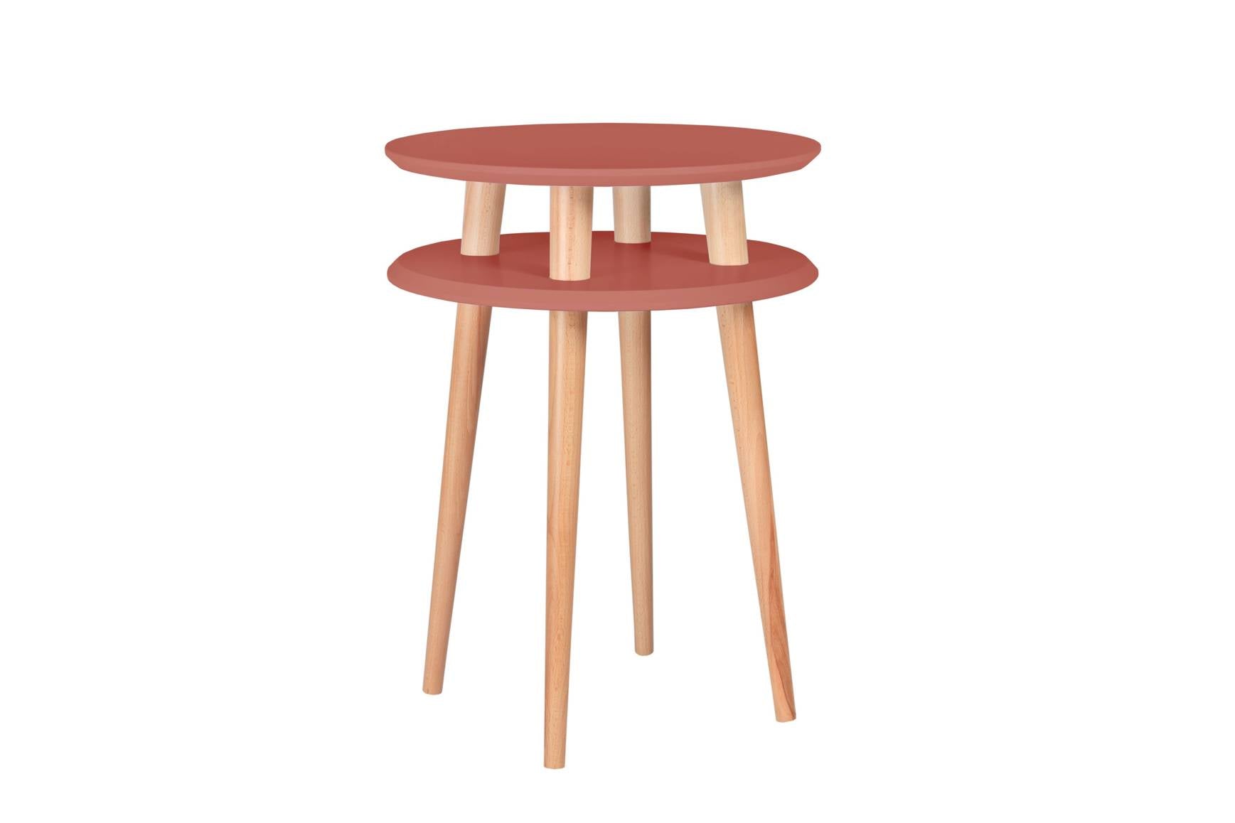 Ufo Sidebord Diameter 45cm     61cm Antik Pink