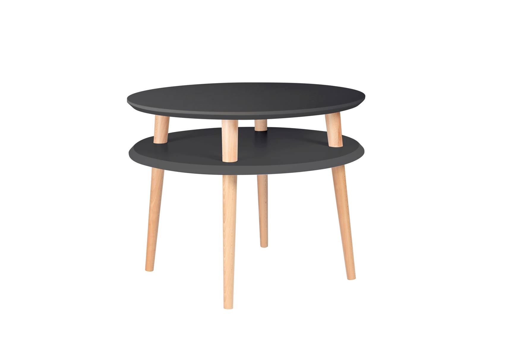 Ufo Sidebord Diameter 57cm     45cm Grafit