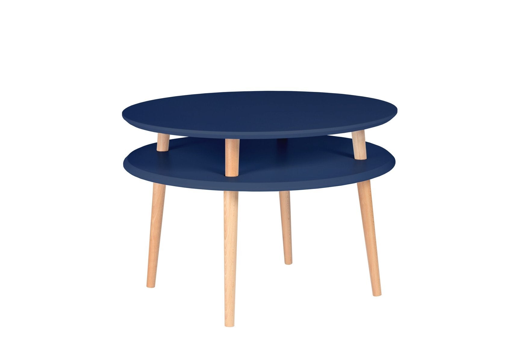 Ufo Sidebord Diameter 70cm     45cm Marineblå