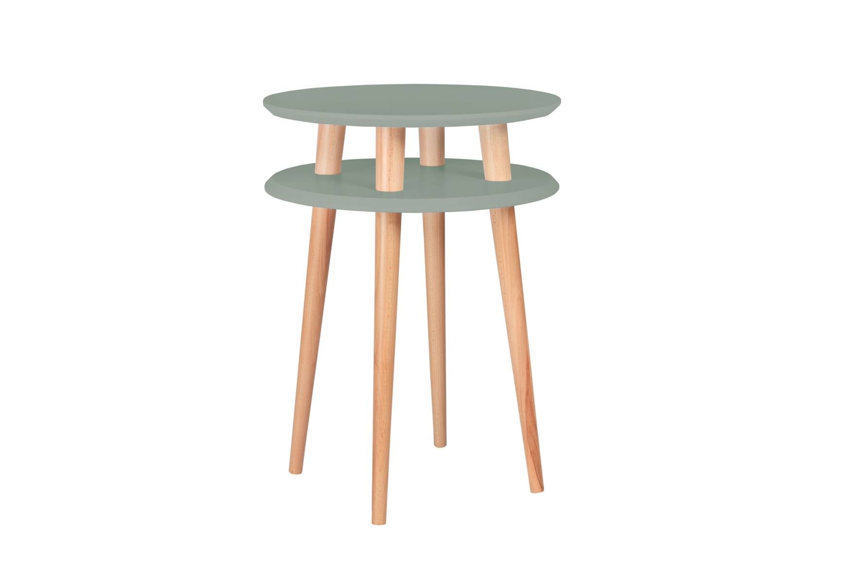 Ufo Sidebord Diameter 45cm     61cm Salviegrøn
