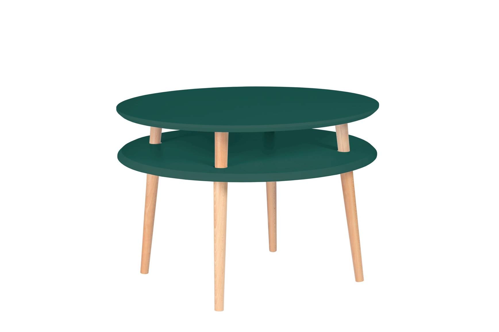 Ufo Sofabord Diameter 70cm     45cm Grøn