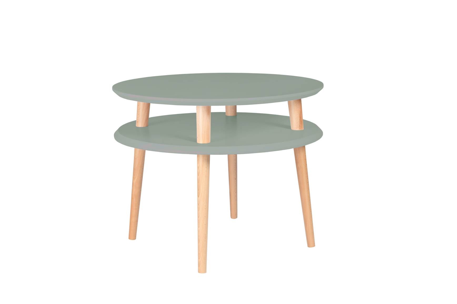 Ufo Sofabord Diameter 57cm     45cm Sage Green