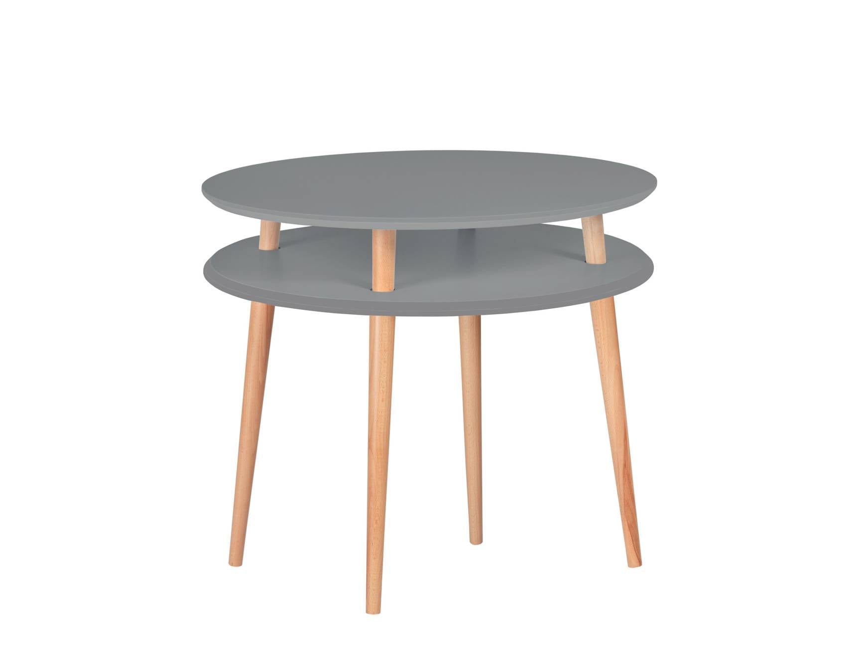 Ufo Sofabord Diameter 70cm   Højde 61cm Betongrå