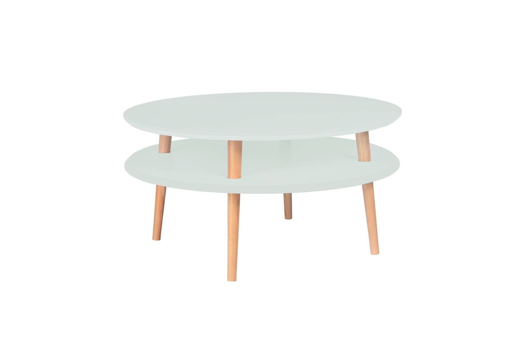 Ufo Sofabord Diameter 70cm   Højde 35cm Fleeting Mint