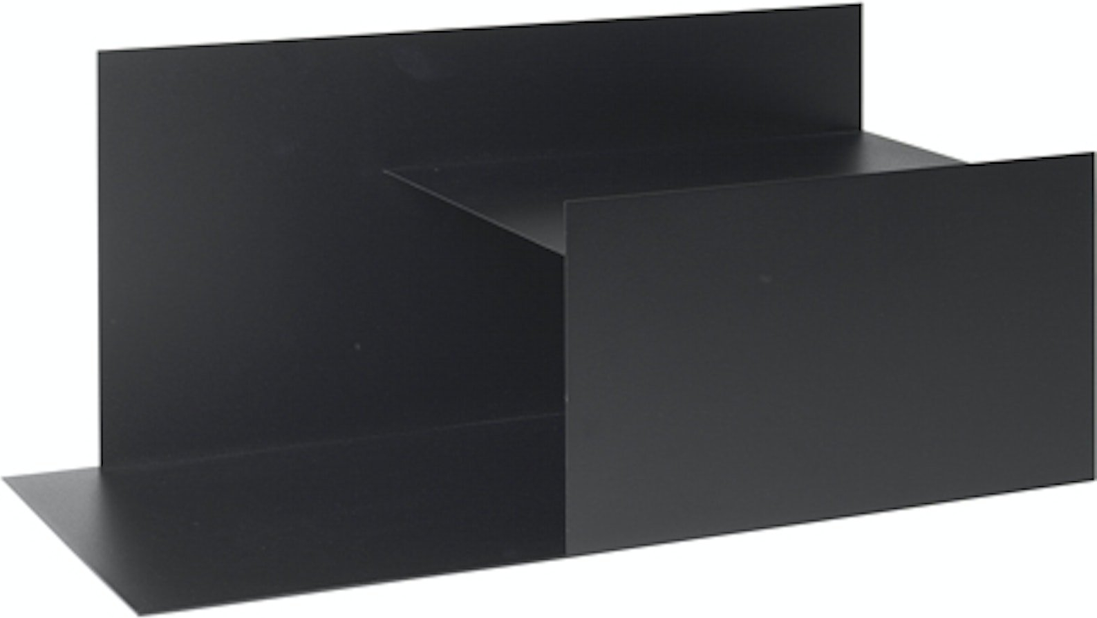 Væghylde Broste Copenhagen Svante Sort Jern Opbevaringshylde 53x24x22 Cm