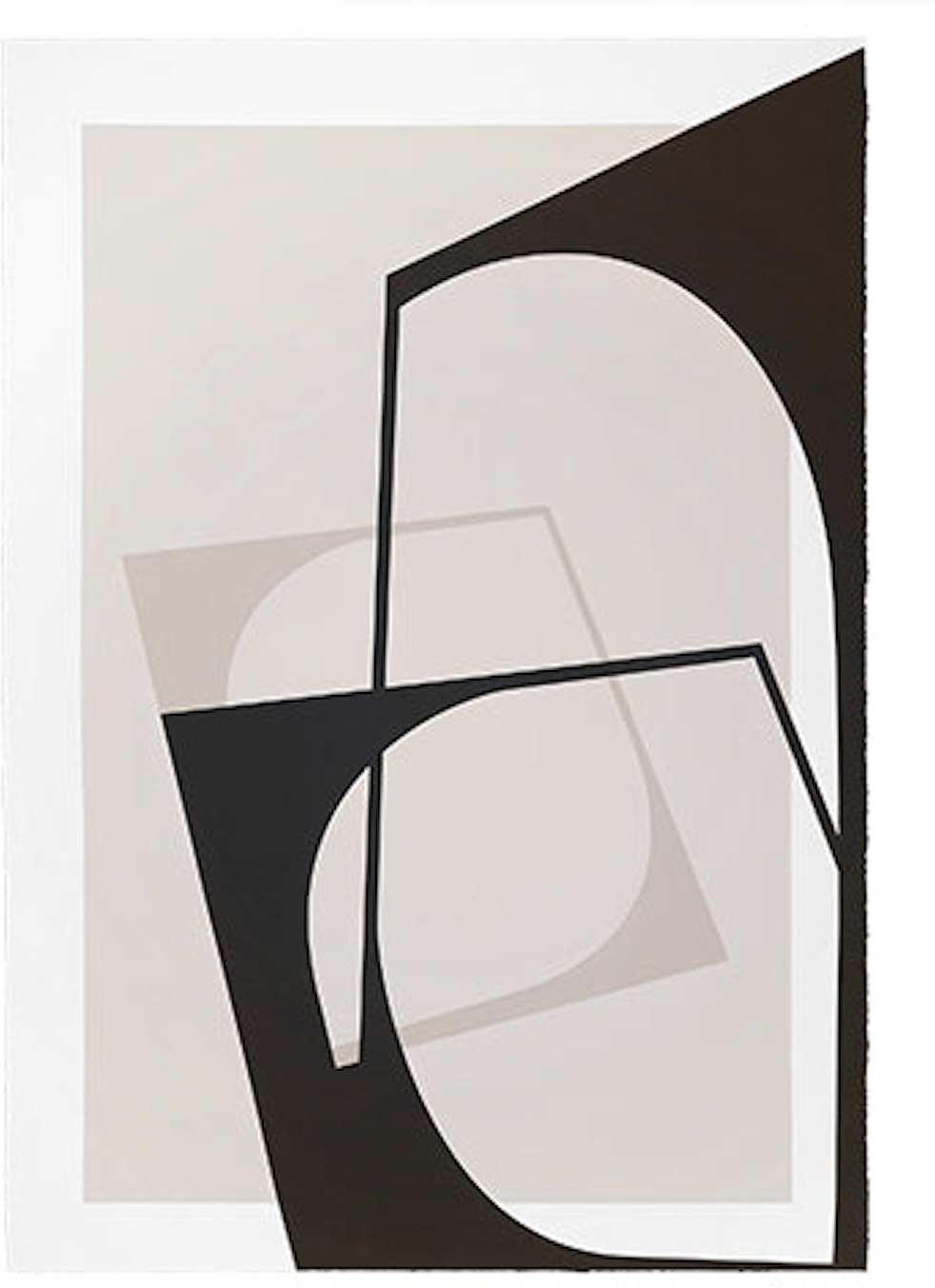 Vægkunst Kristina Dam Frame Grå Bomuldspapir 100x70 Cm