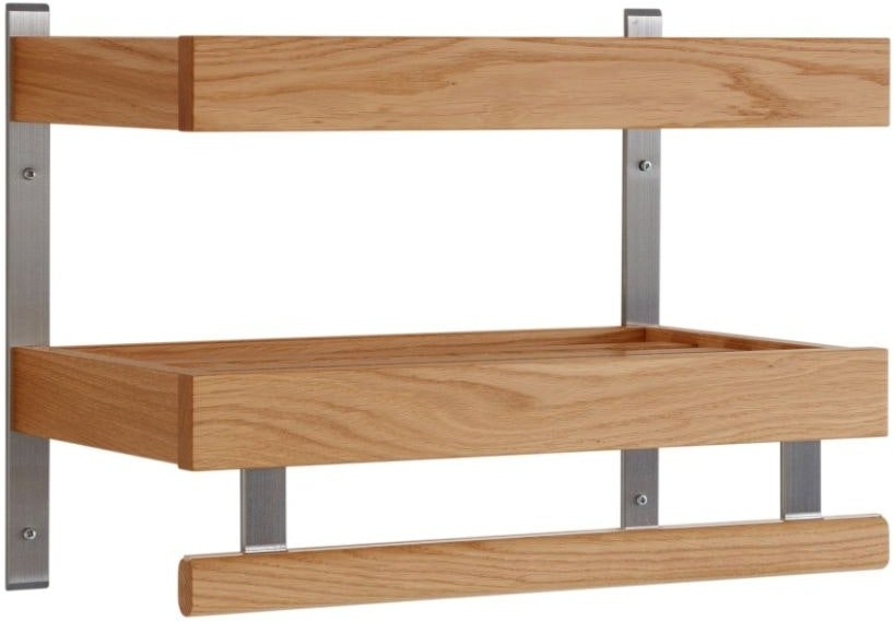Vægmonteret -plan Hattehylde Oscarssons Möbel Nadja Olieret Egetræ 50x29 Cm