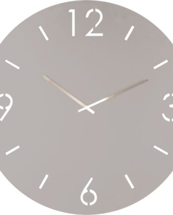 Vægur Spinder Design Time ø60 Cm Taupe Stålramme