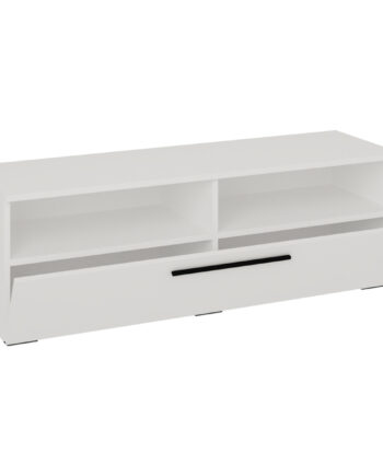 Vcm Nordic Arila   Tv-bord       Låge Og   Rum Hvid Træ  115x40