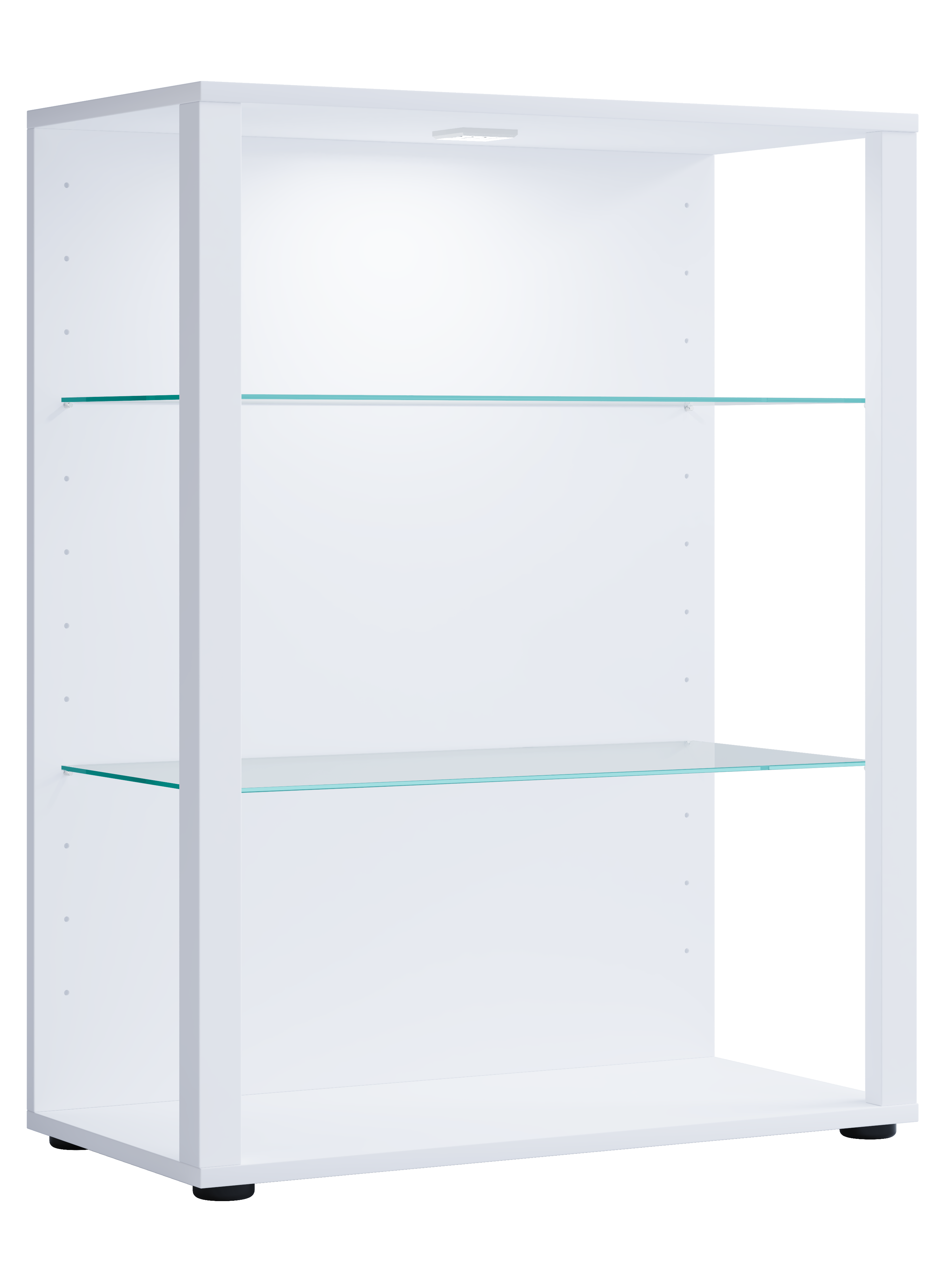 Vcm Nordic Glasol   Vitrineskab       Glashylder Hvid Træ
