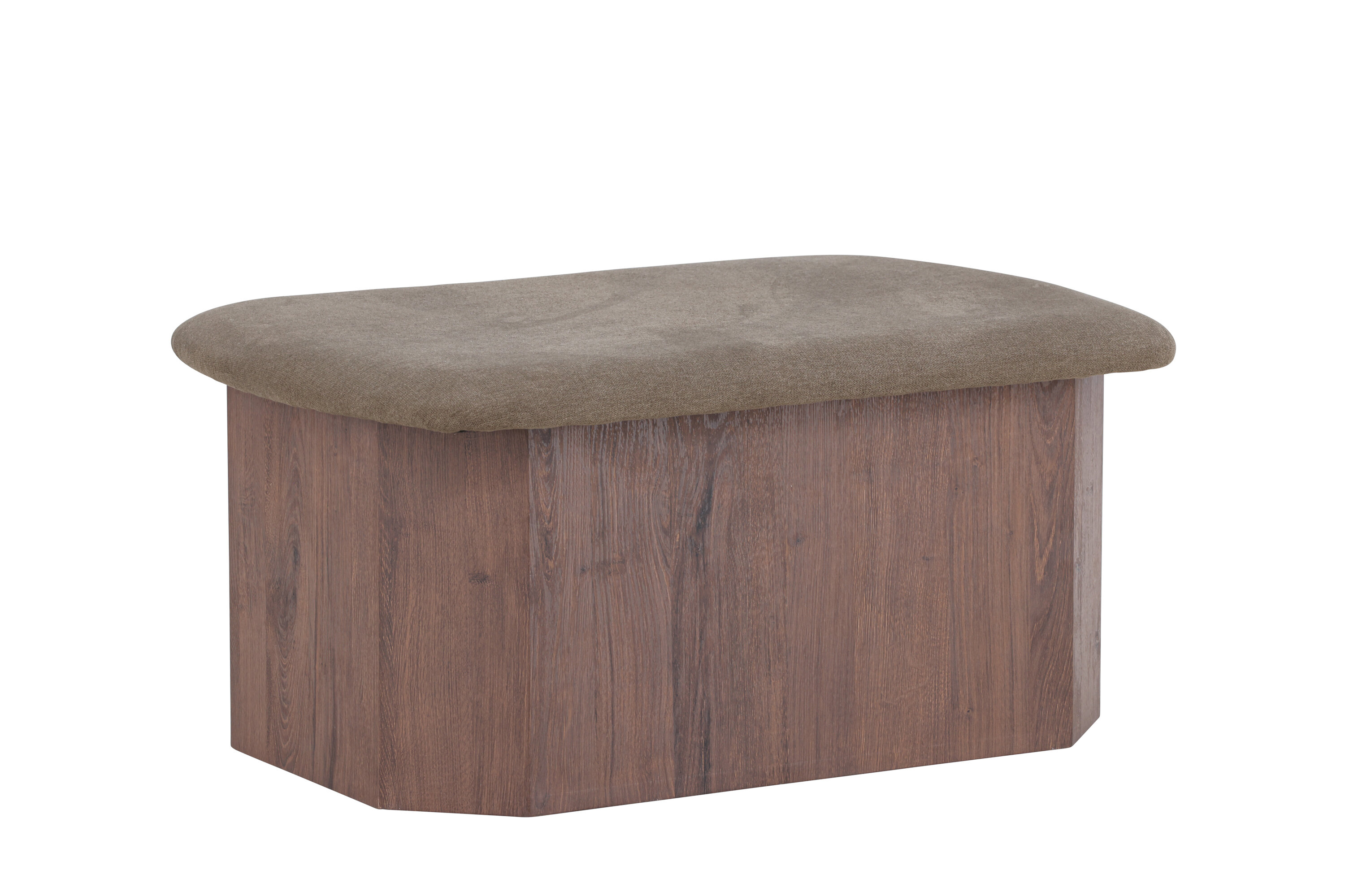 Venture Design Todd Puf  Rektangulær Mokka Polyester Og Brun Mdf  88x59